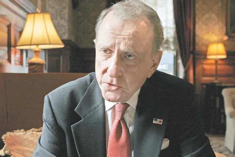 Arlen Specter  at The Union League, on March 17, 2008.  (Elizabeth Robertson / Inquirer Staff, file)