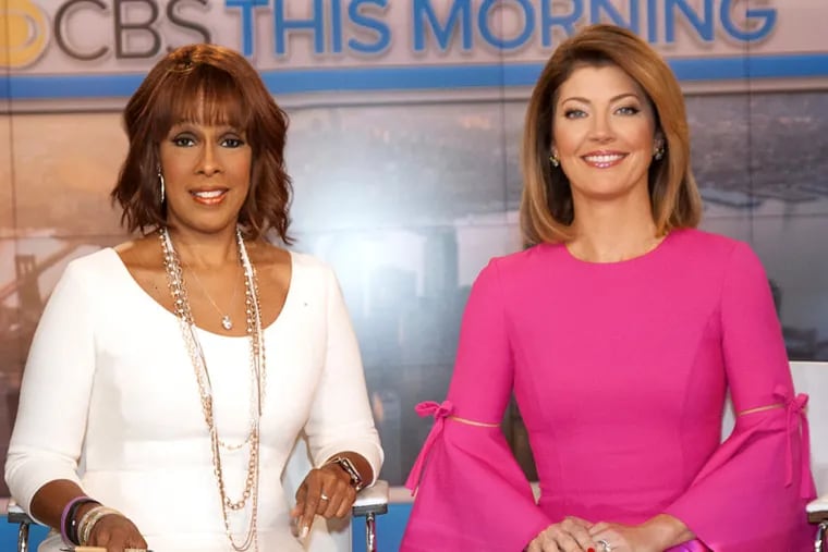 Gayle King (left) will remain co-host of "CBS This Morning," while Norah O'Donnell will move to anchor "CBS Evening News."