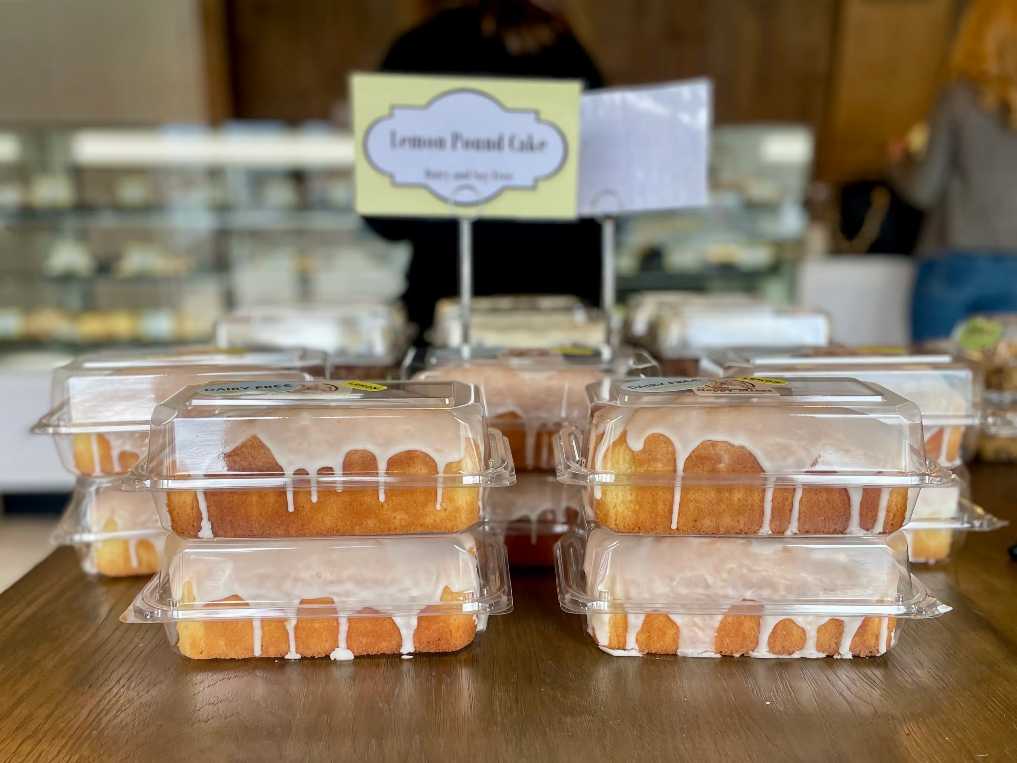 The moist lemon pound cake at the Happy Mixer Gluten Free Bakery in Wayne is one of the best-sellers at this local gluten-free bakery chain with three locations in Philadelphia's northwestern suburbs.