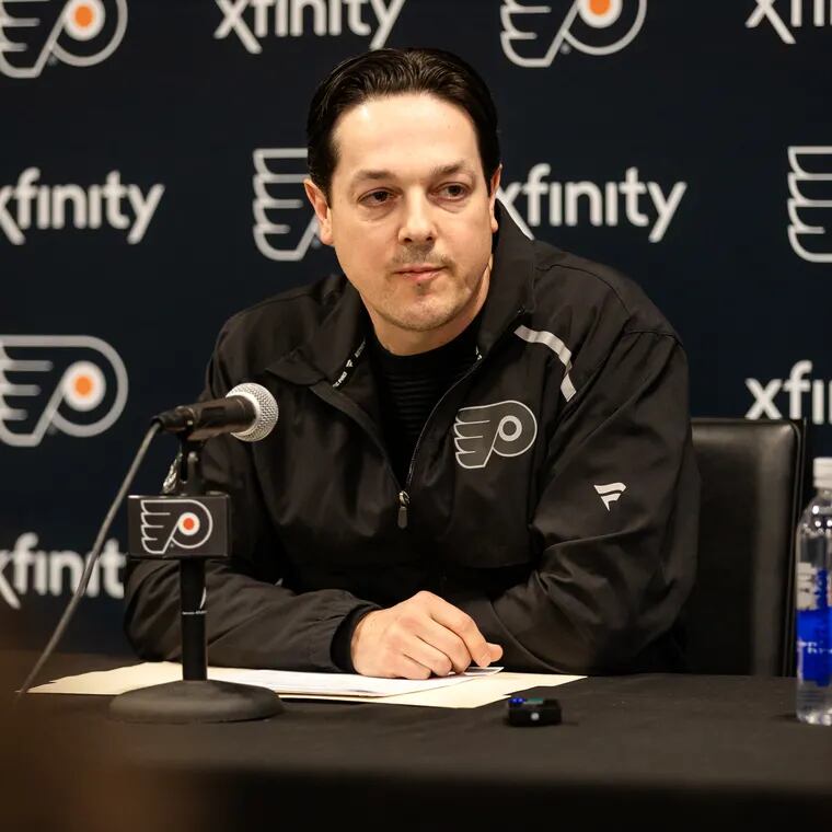 Flyers general manager Danny Briere says of the trade deadline: "... there’s always a little bit of nervousness because you don’t know what the market is going to spit at you."