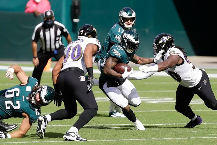 Eagles running back Miles Sanders may be finally healthy enough to show what he can do.