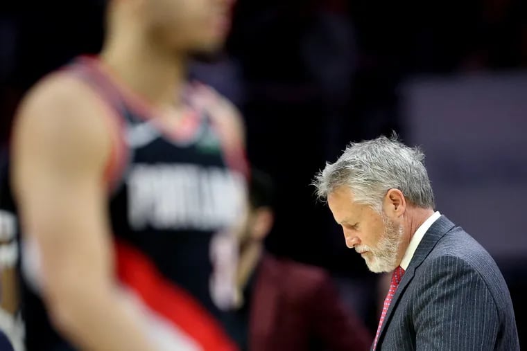 Josh Harris' recent comments may have been putting the public pressure on Brett Brown.
