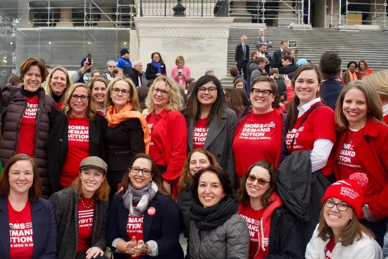 U.S. Rep. Madeleine Dean of Pennsylvania's Fourth District with gun safety activists after the passage of H.R. 8 on Feb. 27, 2019.