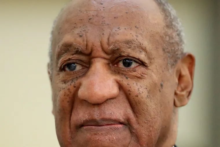 In a file photo, Bill Cosby arrives at the Montgomery County Courthouse in Norristown for his sentencing hearing on Sept. 24, 2018.