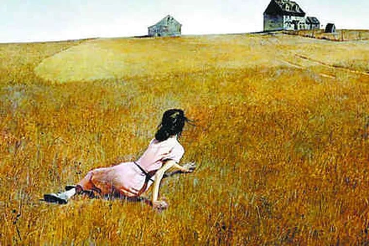 &quot;Christina&#0039;s World,&quot; probably Andrew Wyeth&#0039;s best-known work, typifies his stylistic suggestions of detachment and alienation.