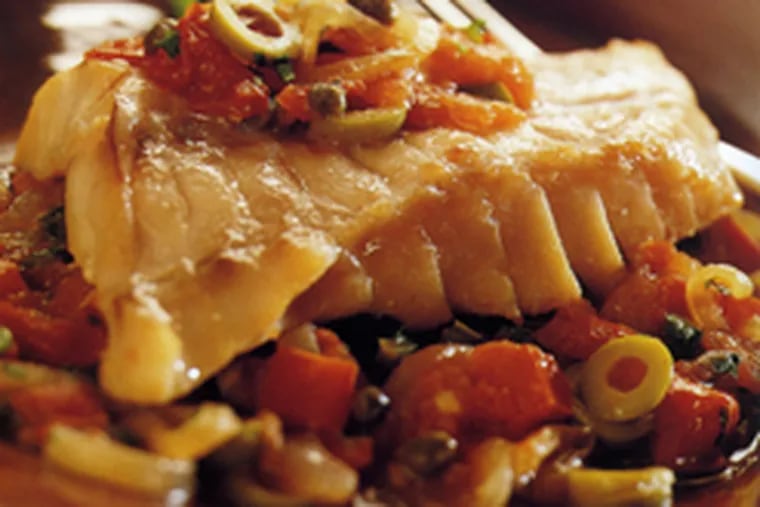 Snapper Veracruz: Dine outside the burrito.