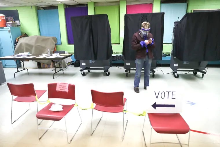 The polling station at Starr Garden Recreation Center in Philadelphia on Nov. 03, 2020. The 2022 Pennsylvania primary election will be held on May 17.