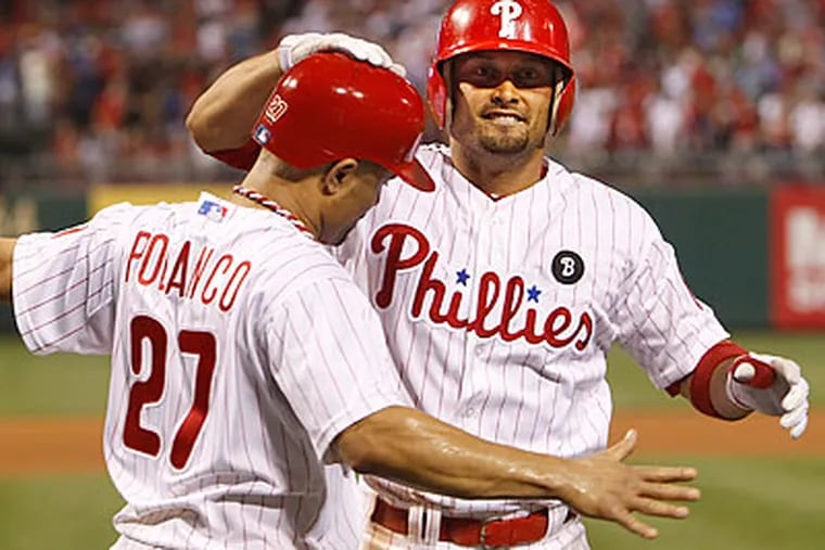 Shane Victorino and Placido Polanco are both battling injuries heading into the All-Star Game. (Ron Cortes/Staff file photo)