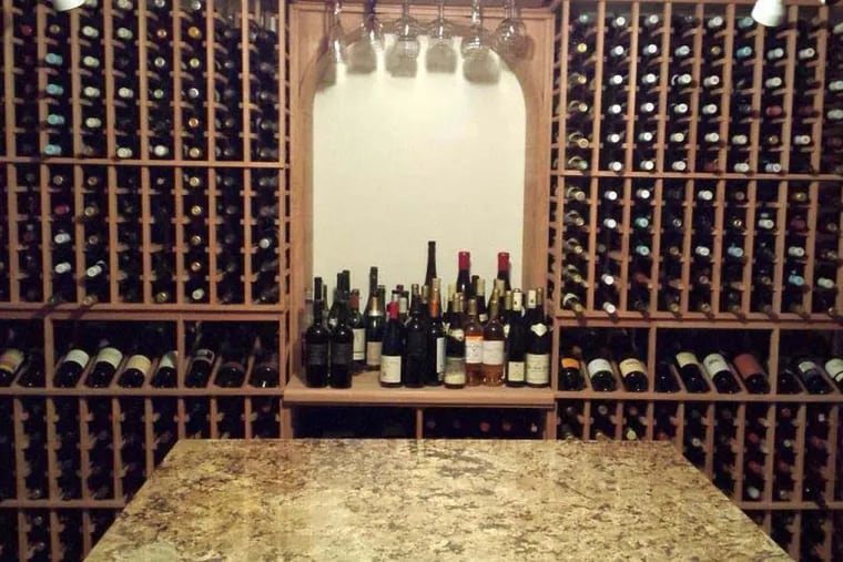Wine cellar of lawyer Arthur Goldman. (HANDOUT)