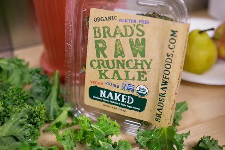 A small Bucks County business started by Brad Gruno specializes in dehydrated snacks such as Crunchy Kale, Sprouted Seeds and much more. (ED HILLE/Staff Photographer)