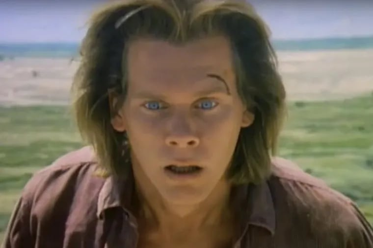 Kevin Bacon as Valentine McKee in 1990’s ‘Tremors.’
