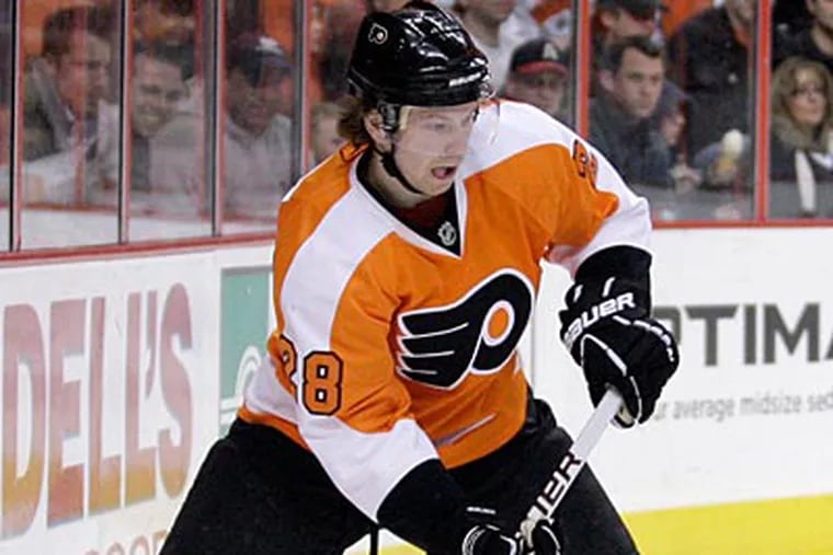 "We have to worry about what we have to do on the ice," said Claude Giroux. (Yong Kim/Staff Photographer)