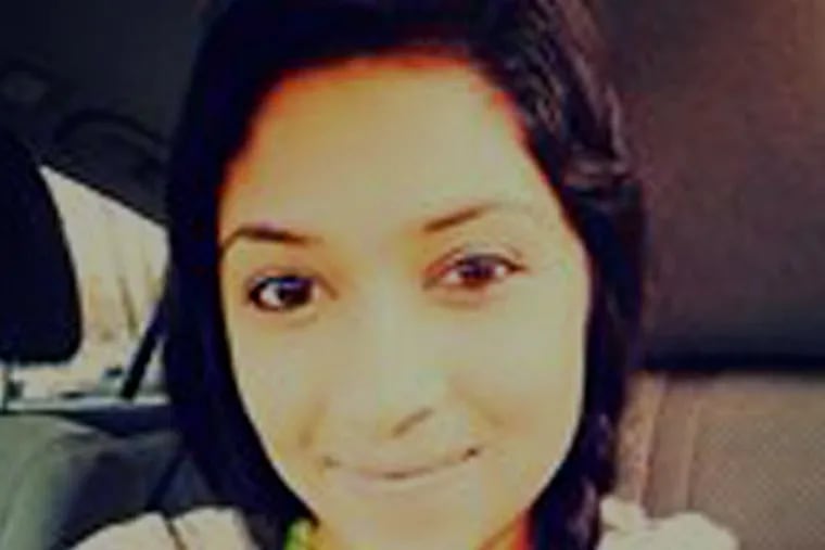 The body of Nadia Malik was found inside her car near Philadelphia's 30th Street Station on Thursday, February 20, 2014. The circumstances of her death are under investigation.
