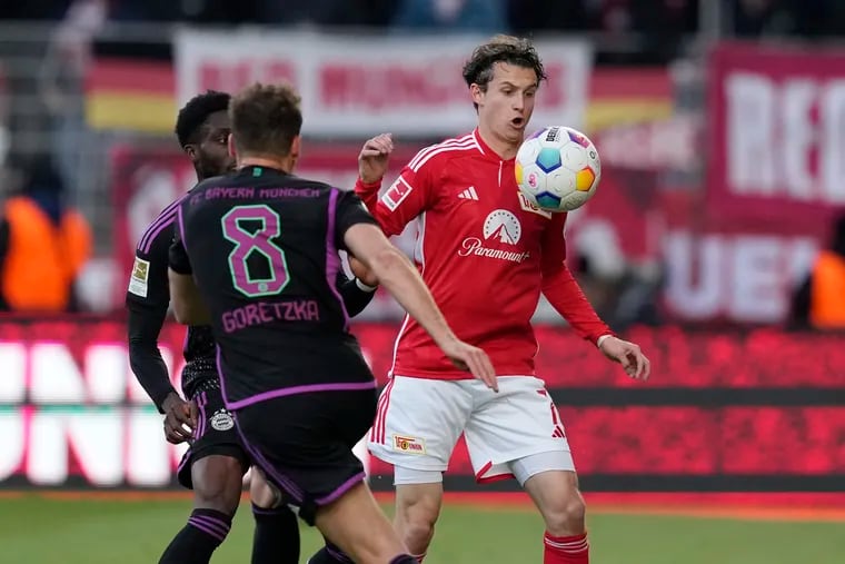 Brenden Aaronson (right) had a rocky season at Germany's Union Berlin but finished it strong and should now make the United States' Copa América roster.