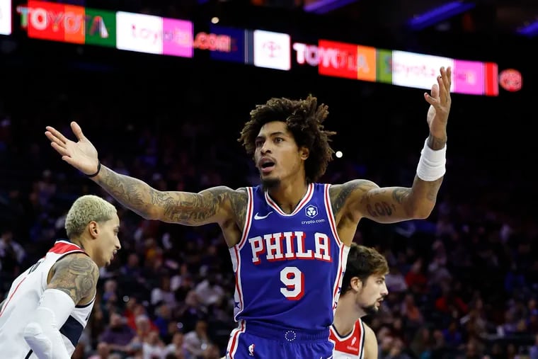 Sixers guard Kelly Oubre Jr. was injured in a hit-and-run crash on Saturday while walking in Center City.