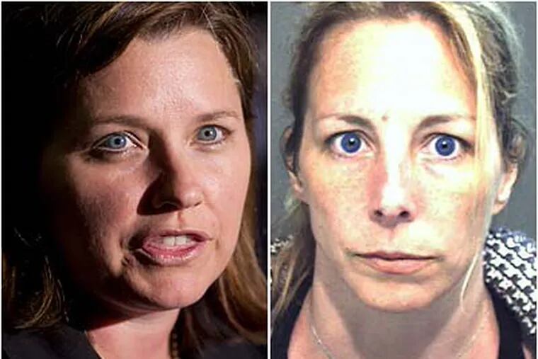 Bucks County D.A. Michelle Henry (left) confirmed the existence of "an ongoing investigation" into possible theft by Bonnie Sweeten (right).