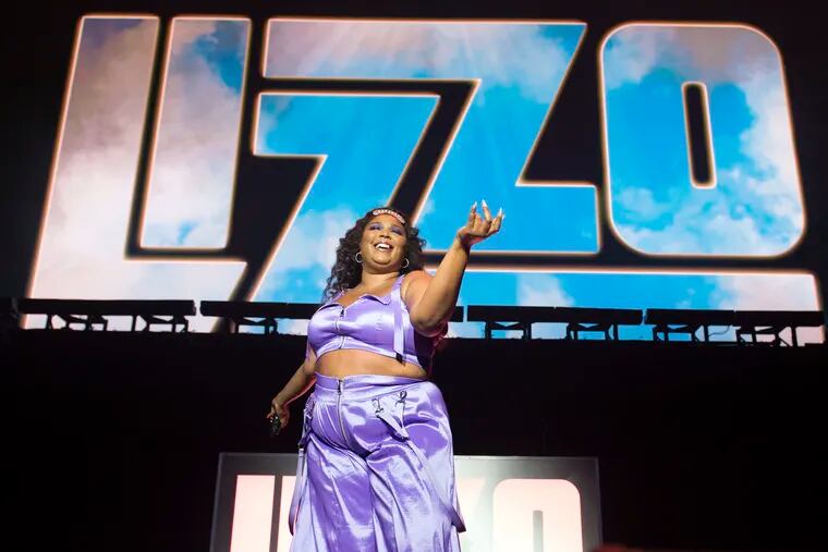 Recording artist Lizzo performs at the Pepsi Zero Sugar Super Bowl Party at Meridian on Island Gardens in Miami on Jan. 31.