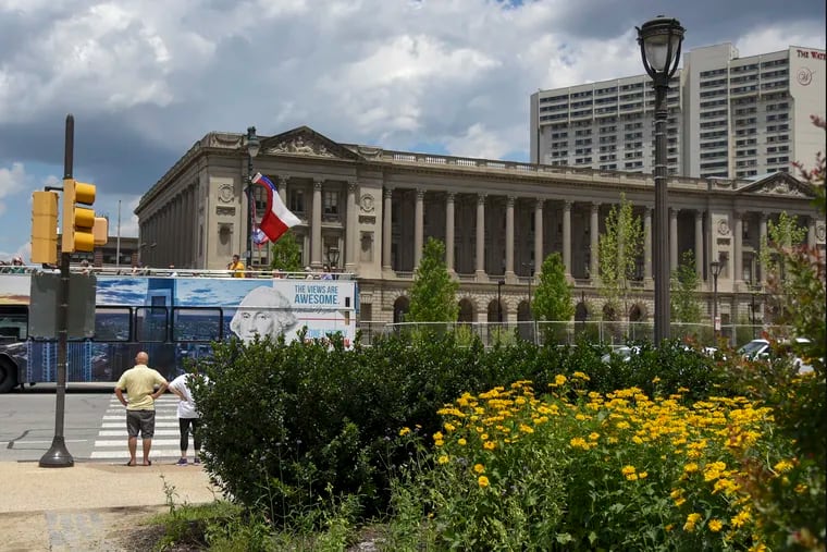 This is view from Logan Circle toward the old family court. Logan Circle is the planned location for the Philadelphia Families Belong Together protest to be held on June 30 from 11 a.m. until 1 p.m.