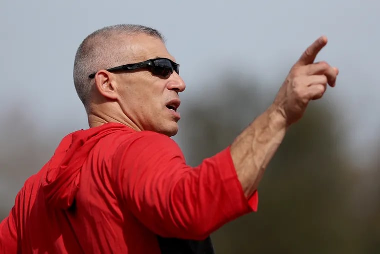 New Phillies manager Joe Girardi will conduct his first official workout with the team Wednesday at the Carpenter Complex in Clearwater, Fla.