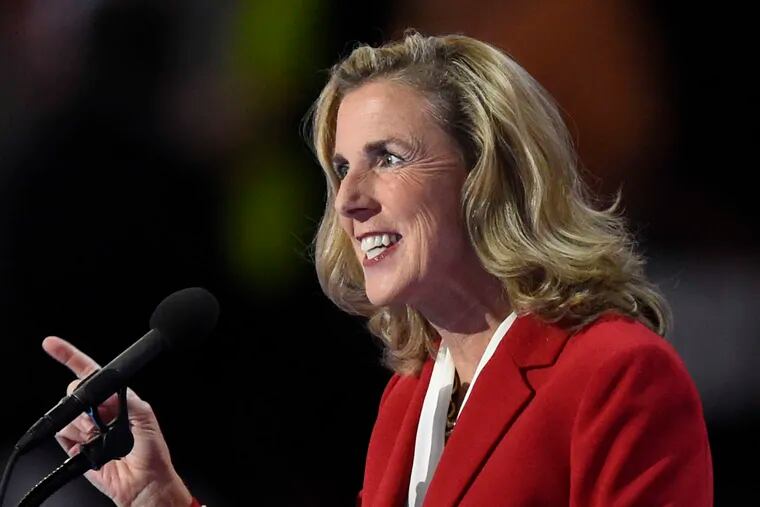 Democrat Katie McGinty: Unlike her Republican opponent, the Senate challenger is not running away from her party's presidential nominee.