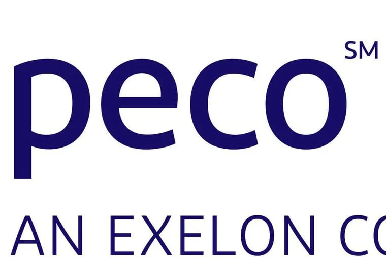 Peco's updated logo, which will be phased in over several years.