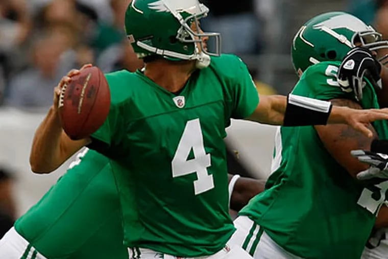 Kevin Kolb will be the Eagles' starting quarterback this Sunday. (Michael S. Wirtz/Staff Photographer)