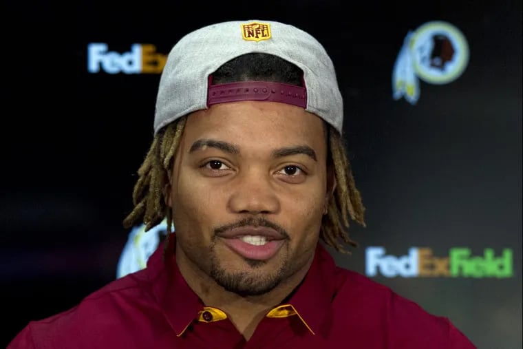Running back Derrius Guice, drafted by Washington, denied reports that he got into a shouting match with Eagles staff during his predraft meeting. Eagles top executive Howie Roseman denied the reports as well.