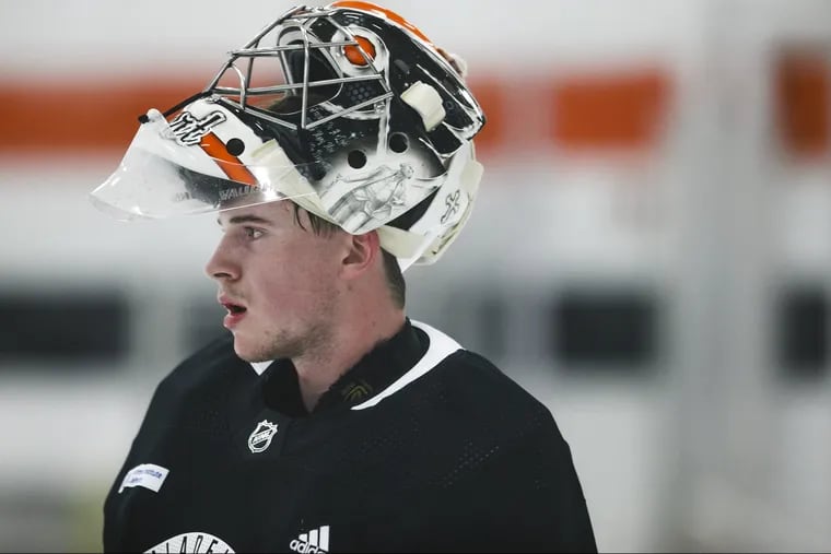 Goalie Carter Hart, is making progress with the AHL's Phantoms, but it would be stunning if he was recalled by the Flyers if Brian Elliott's latest injury is severe.