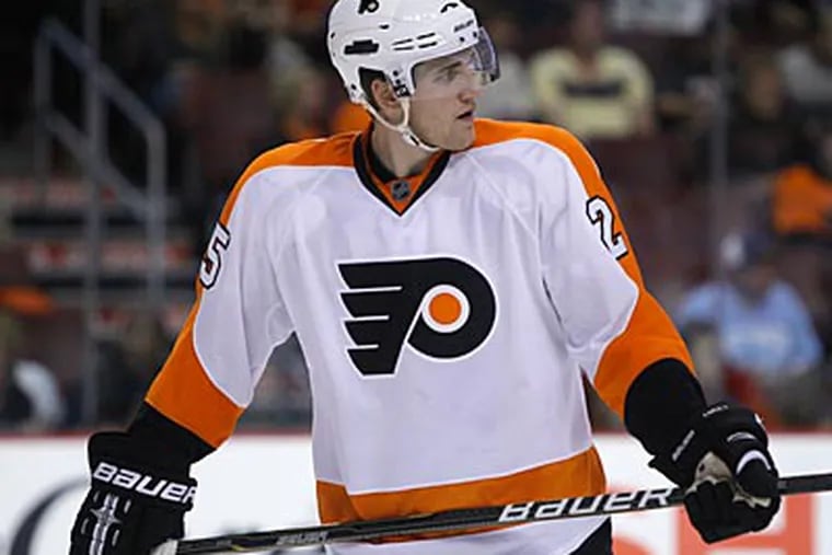 Matt Carle has five assists and a plus-5 rating in the 12 games without Chris Pronger this season. (David Duprey/AP file photo)