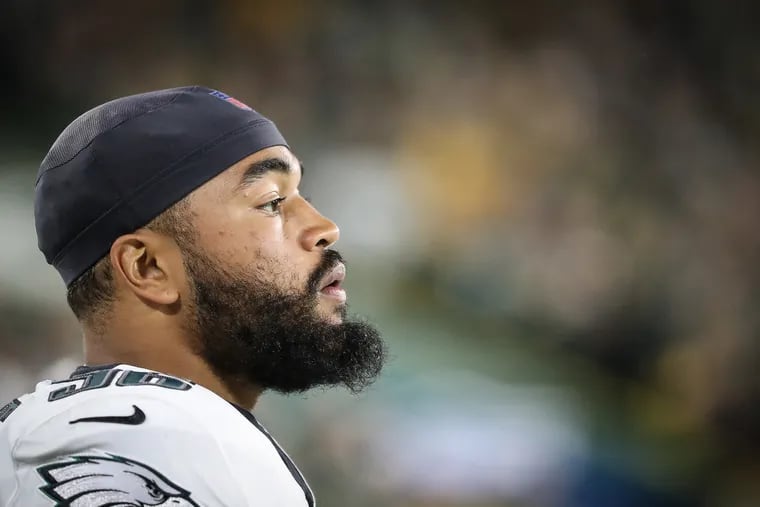 Derek Barnett has committed a league-high three unnecessary-roughness penalties in just five games this season. He committed his second against the Packers