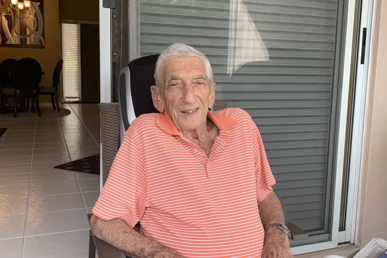Larry Ginsburg, a highly successful South Jersey and Delaware football coach who started the Adam Taliaferro Foundation to help injured athletes, is shown relaxing in Florida in February 2020. He died about five months later.