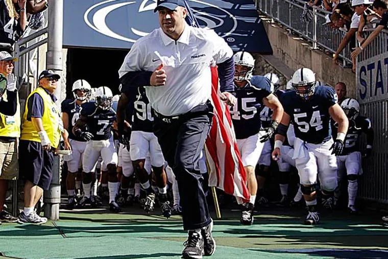 No one can say that 2012 was an easy year for head coach Bill O'Brien and the Penn State football program. (Gene J. Puskar/AP file photo)
