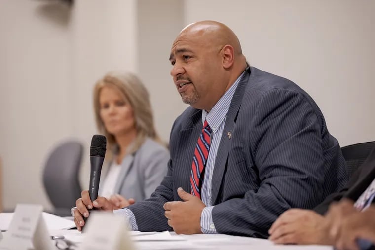 Secretary of Corrections John Wetzel discusses results of an internal review of parole cases that involved recent homicides or attempted homicides, during a press conference in Mechanicsburg on Wednesday, August 28, 2019. 