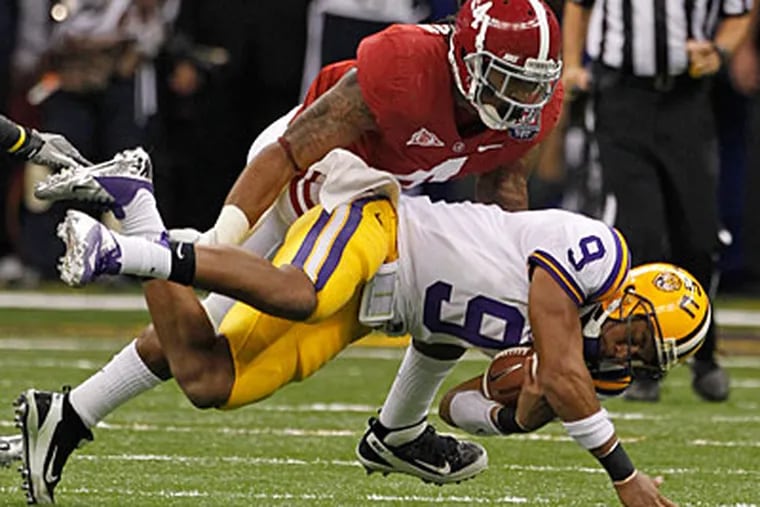 Alabama's Mark Barron is rated as the best safety in this year's draft pool. (Dave Martin/AP file photo)
