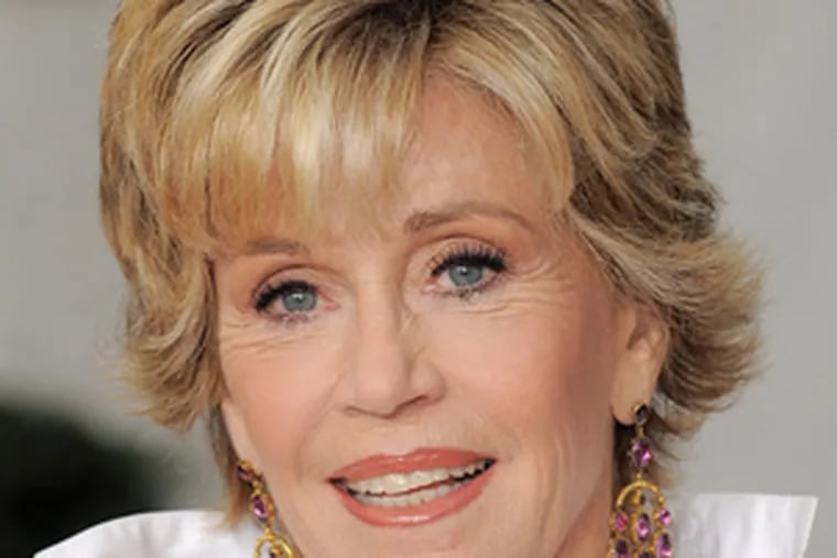 Jane Fonda: Her talk here was sponsored by an eating-disorders clinic.