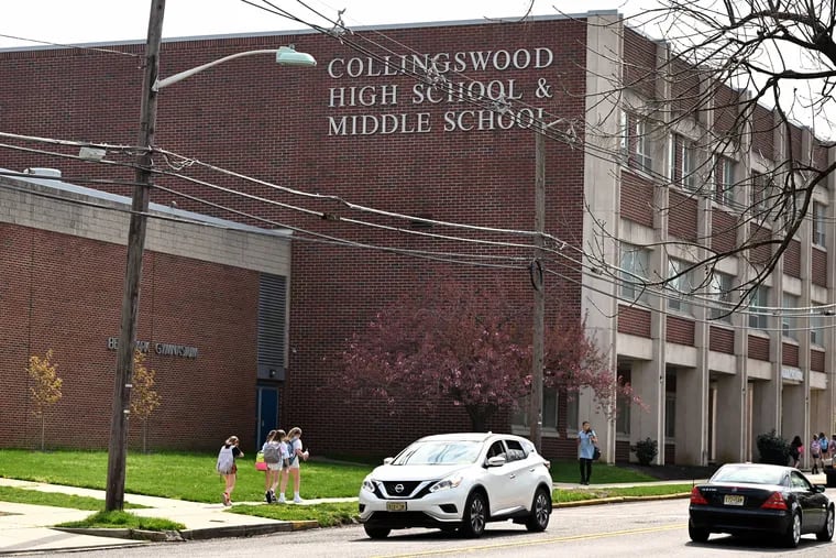 Collingswood High School and Middle School on Cloonis Avenue in Collingswood, N.J. photographed Wednesday, Apr. 10, 2024.