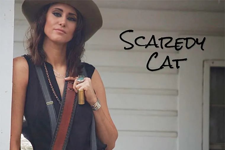 Grace Askew &quot;Scaredy Cat.&quot; (From the album cover)