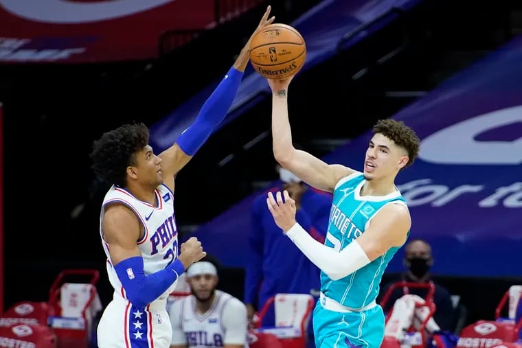 Matisse Thybulle has turned up the heat on defense for the Sixers in the past six games.