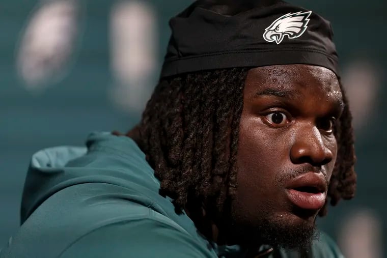 "I’m getting into the best condition of my life,” Eagles defensive tackle Jordan Davis said Thursday at the NovaCare Complex.