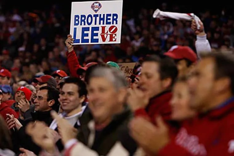 Philadelphia fans have quickly grown attached to Cliff Lee. (Ron Cortes/Staff File Photo)