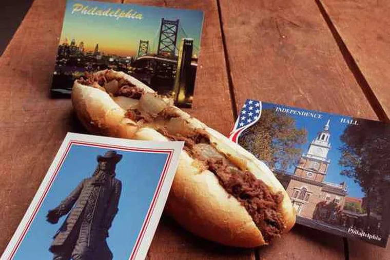 A Philly cheesesteak has become as much a city symbol as those postcard sights.
