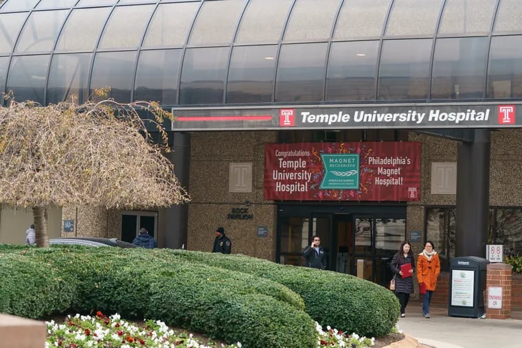 Temple University Hospital is the primary location of the Temple University Health System, which has a new CEO.