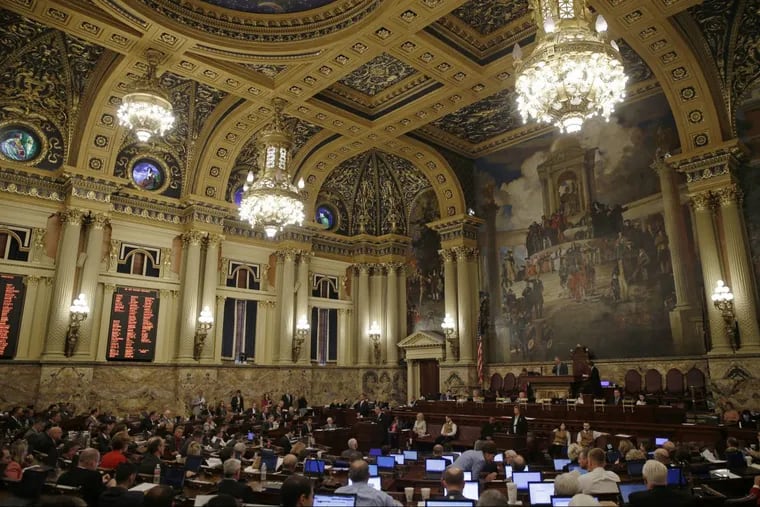The Pennsylvania House of Representatives. Members are reviewing a GOP-led proposal to standardize IT procurement, after a series of embarrassing data and communications failures.