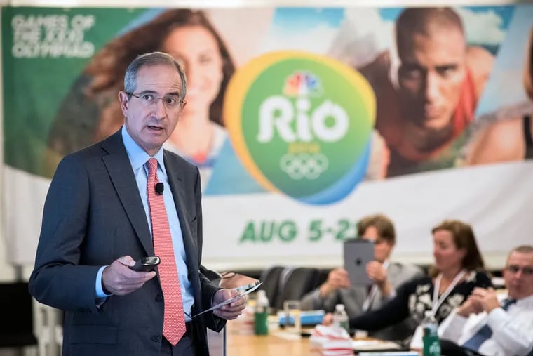 CEO Brian Roberts explains Comcast’s plans for the Olympics. Among other features, viewers will be using voice-recognition commands for content.
