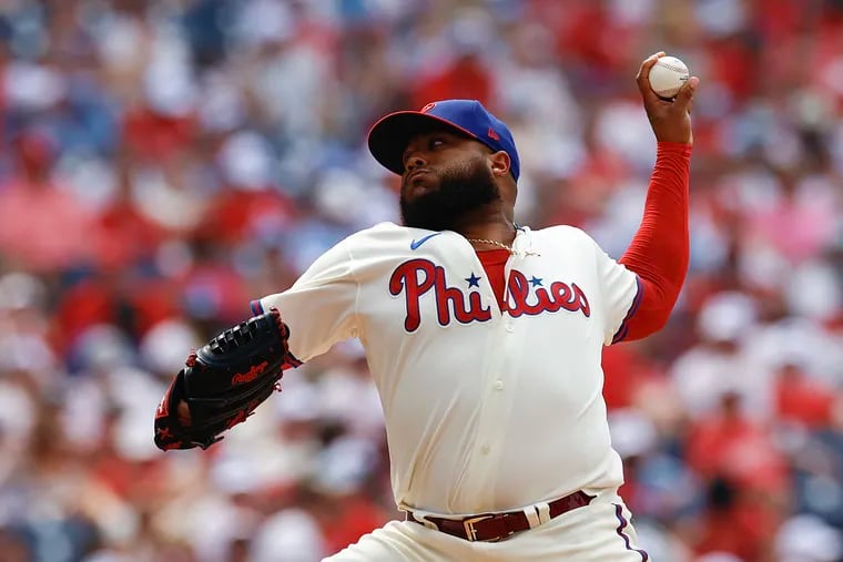 Phillies reliever José Alvarado hadn't allowed a walk and had a 0.63 ERA before he was injured. After a couple shaky outings, he feels he's returning to form.