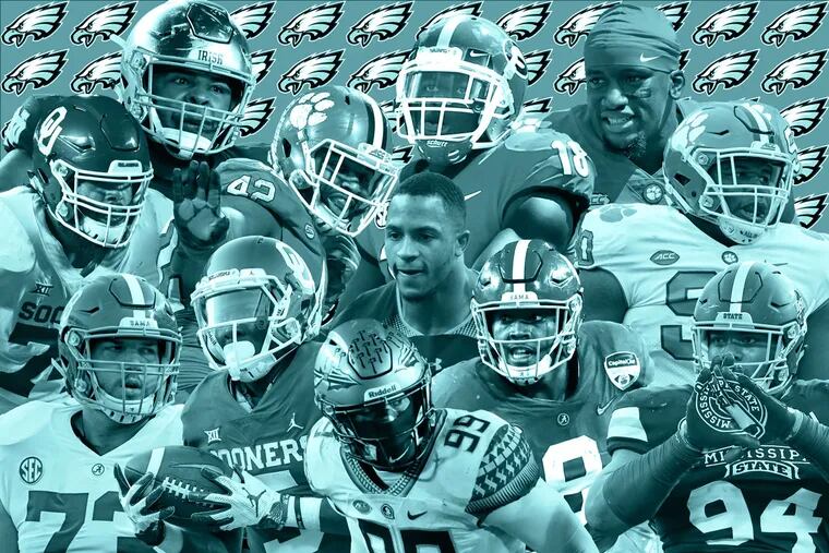 Who will the Eagles take in the first round of the NFL draft on Thursday?