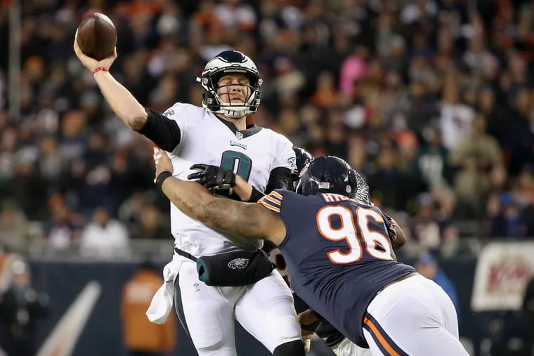 Nick Foles was not great in the playoff win over the Bears, but he was great when the Eagles needed him to be.