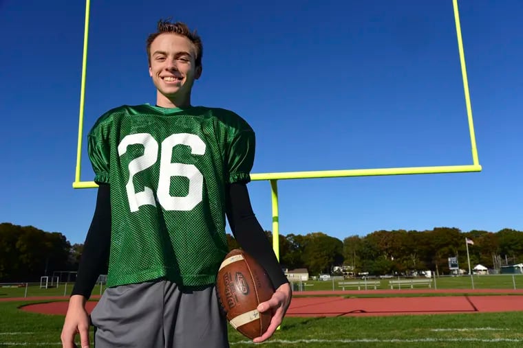Mainland High School senior kicker Sean Carey, a cancer survivor, made a 41-yard field goal with 0:01 on the clock to lift the Mustangs to a 24-21 win over Ocean City.