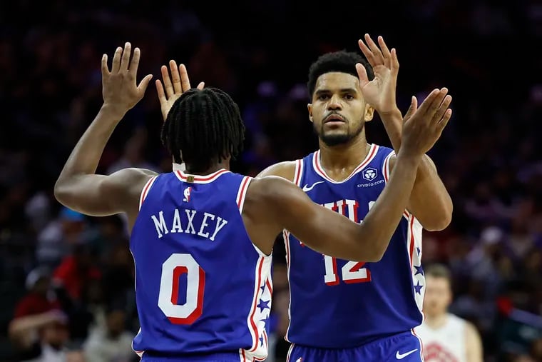 Tobias Harris, Tyrese Maxey and the Sixers seem to be navigating life without James Harden just fine.