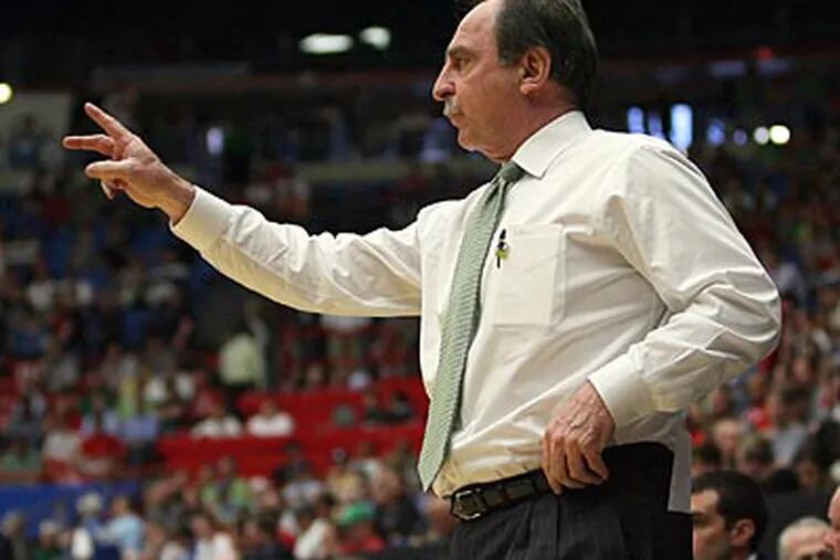 Fran Dunphy won his first NCAA tournament game as Temple's head coach on Thursday. (Yong Kim/Staff Photographer)